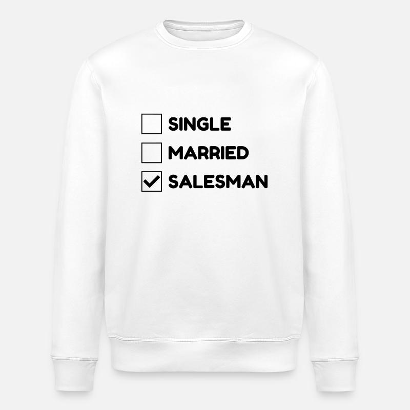 commercial / vente / vendeur / vendeuse - Sweat bio ROLLER Stanley/Stella Unisexe - blanc