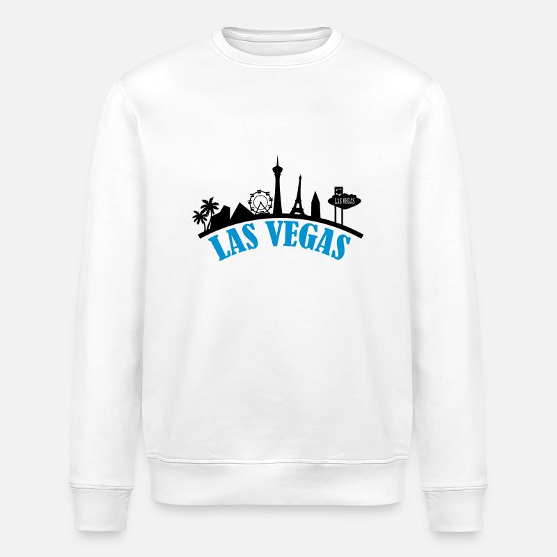 las_vegas_002 - Stanley/Stella Unisex Bio-Sweatshirt ROLLER - Weiß