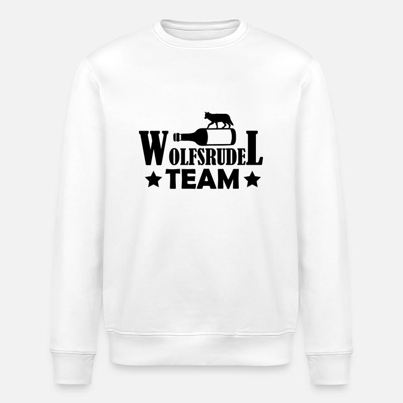 wolfsrudel_team_01 - Stanley/Stella Unisex Bio-Sweatshirt ROLLER - Weiß