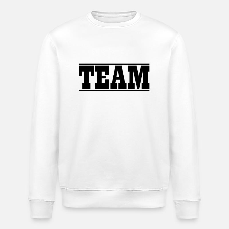 Team design - Stanley/Stella ROLLER Unisex Organic Sweatshirt - white