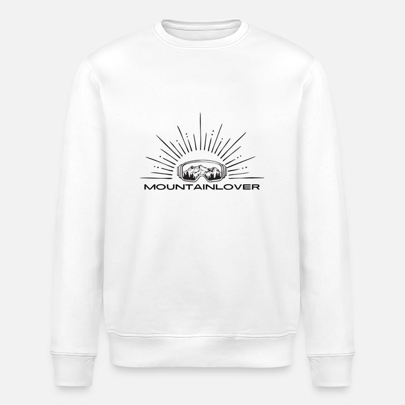 Mountaintlover - Stanley/Stella Unisex Bio-Sweatshirt ROLLER - Weiß