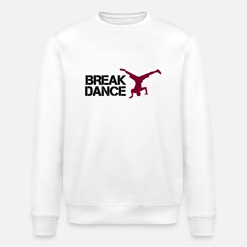 Break dance - Sweat bio ROLLER Stanley/Stella Unisexe - blanc
