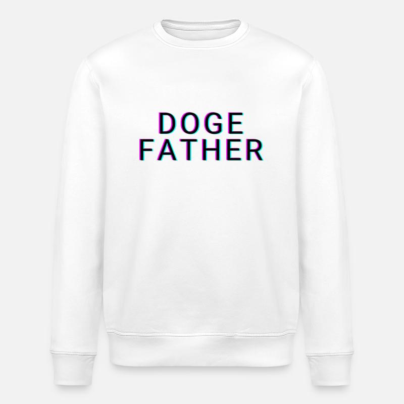 DOGE PÈRE - Sweat bio ROLLER Stanley/Stella Unisexe - blanc