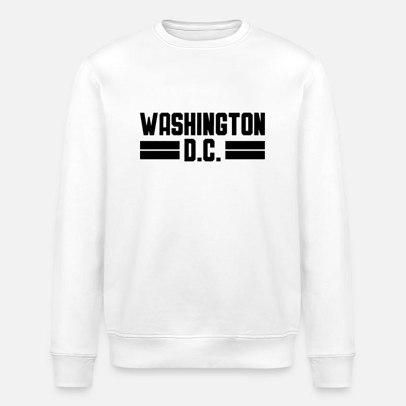 WASHINGTON DC Desing - Sweat bio ROLLER Stanley/Stella Unisexe - blanc