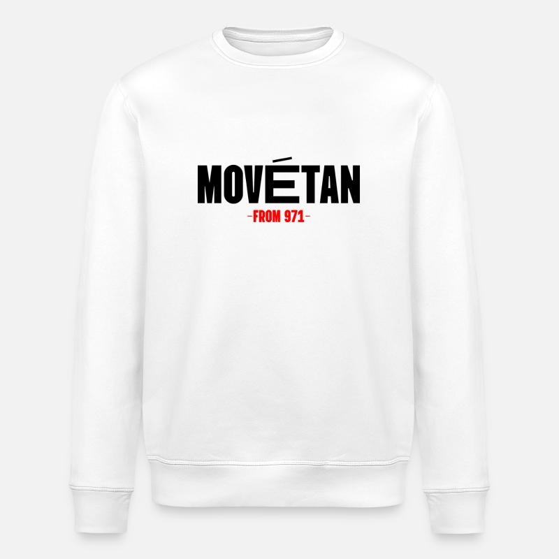 Movétan - Stanley/Stella ROLLER Unisex Organic Sweatshirt - white