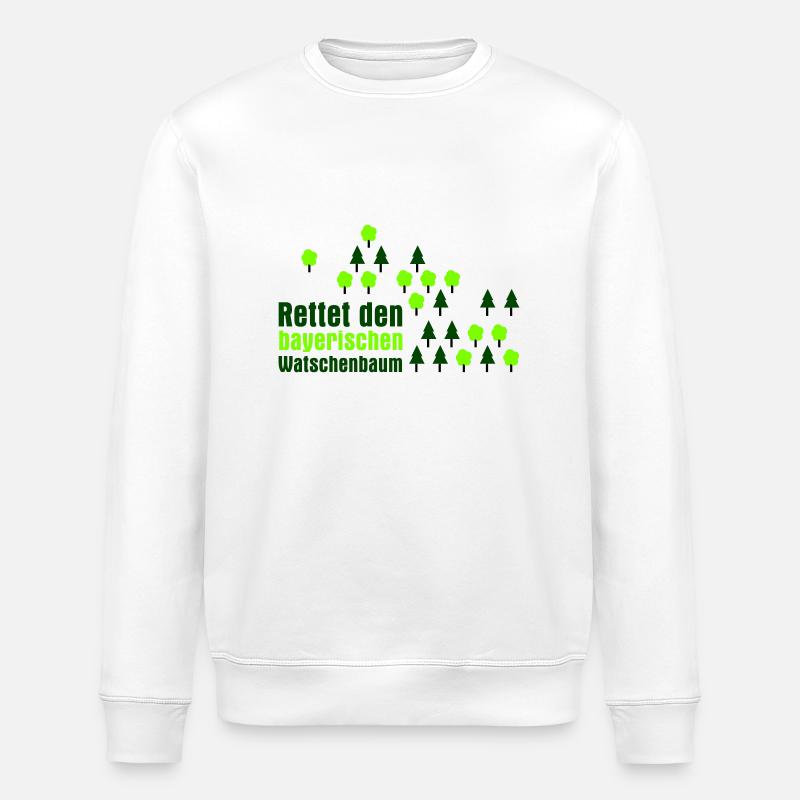 Watschenbaum - Stanley/Stella Unisex Bio-Sweatshirt ROLLER - Weiß