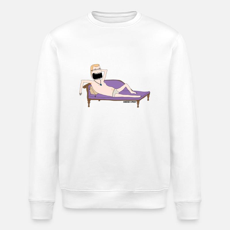 dessine-moi comme titanesque - Sweat bio ROLLER Stanley/Stella Unisexe - blanc