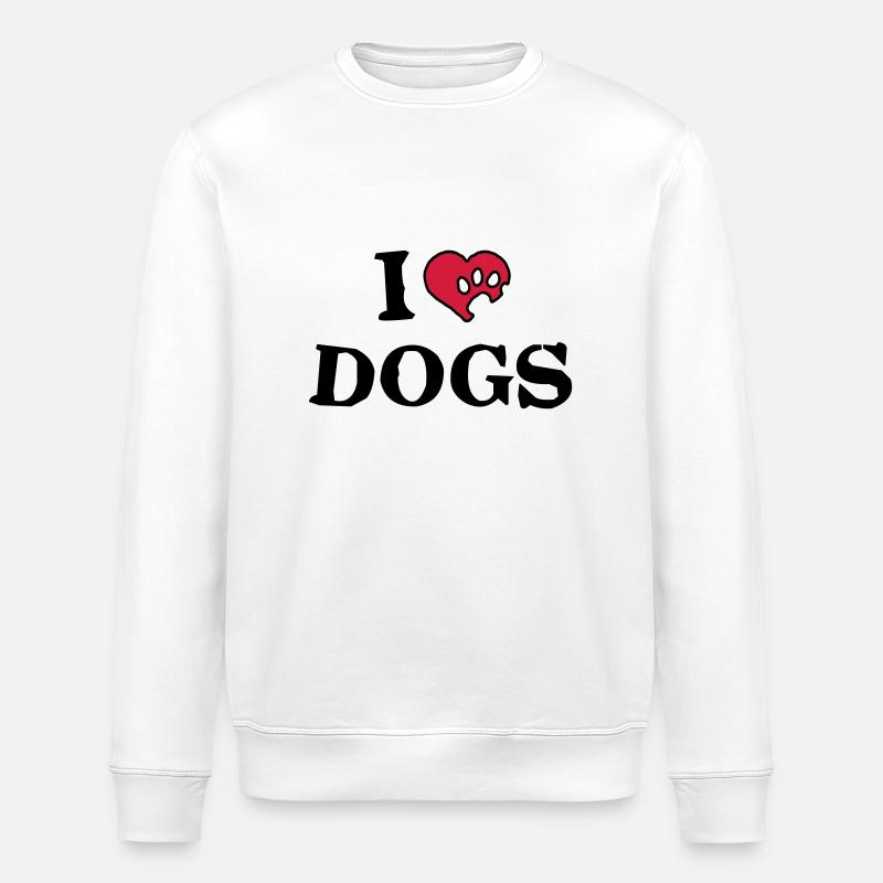 hundeherz_a_2c - Sweat bio ROLLER Stanley/Stella Unisexe - blanc