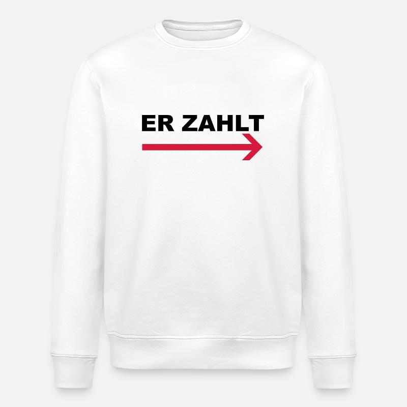 payeur - Sweat bio ROLLER Stanley/Stella Unisexe - blanc