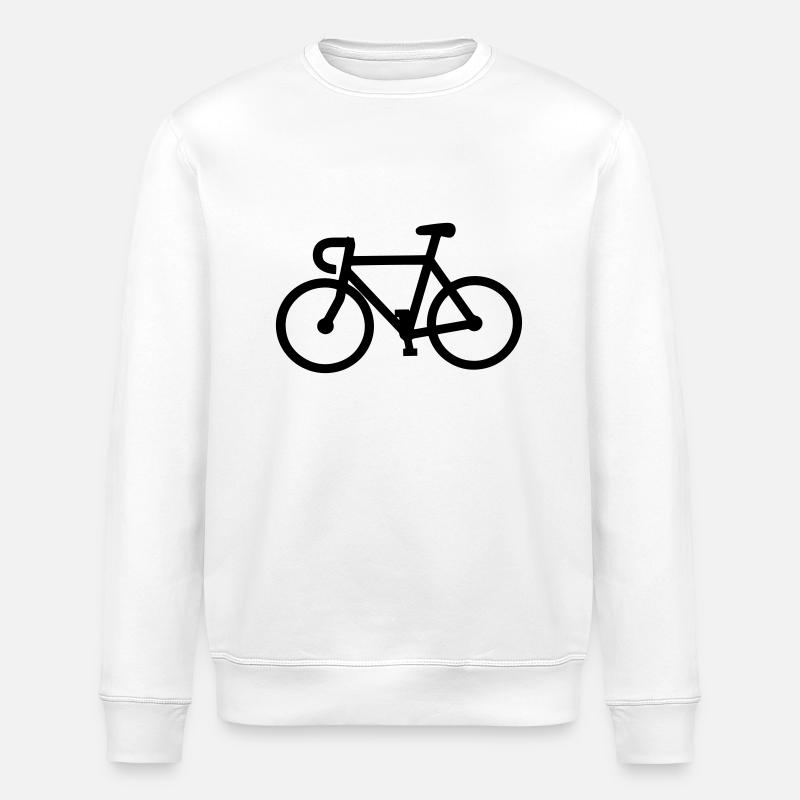 bicycle - Stanley/Stella Unisex Bio-Sweatshirt ROLLER - Weiß
