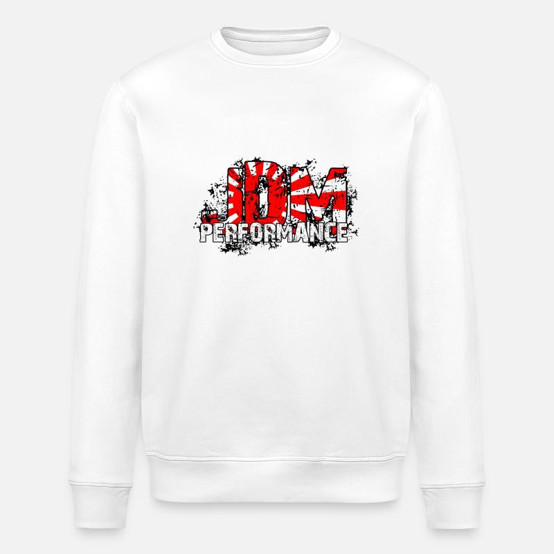 JDM PERFORMANCE - Stanley/Stella Unisex Bio-Sweatshirt ROLLER - Weiß