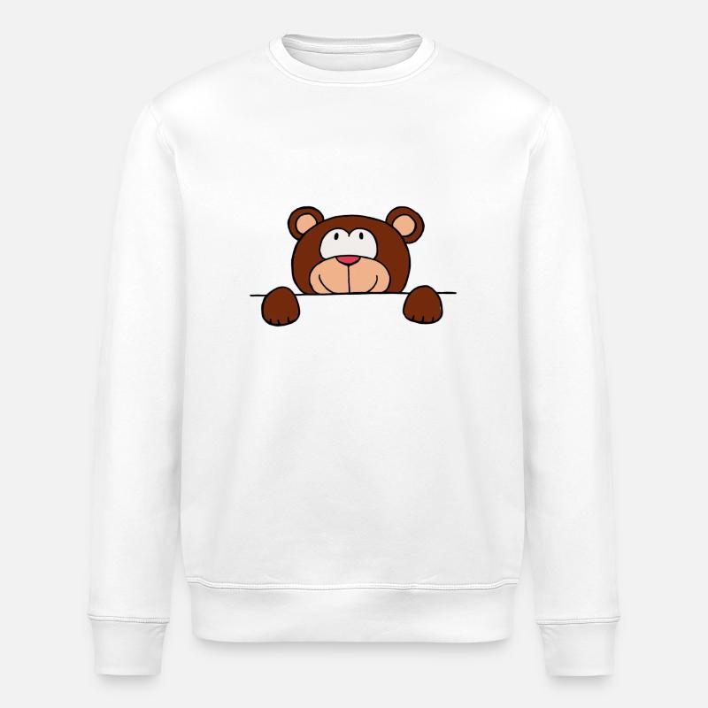Teddy - Stanley/Stella Unisex Bio-Sweatshirt ROLLER - Weiß