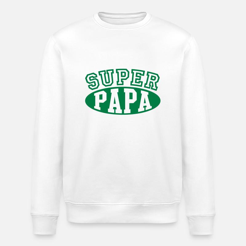 Super Dad - Sweat bio ROLLER Stanley/Stella Unisexe - blanc