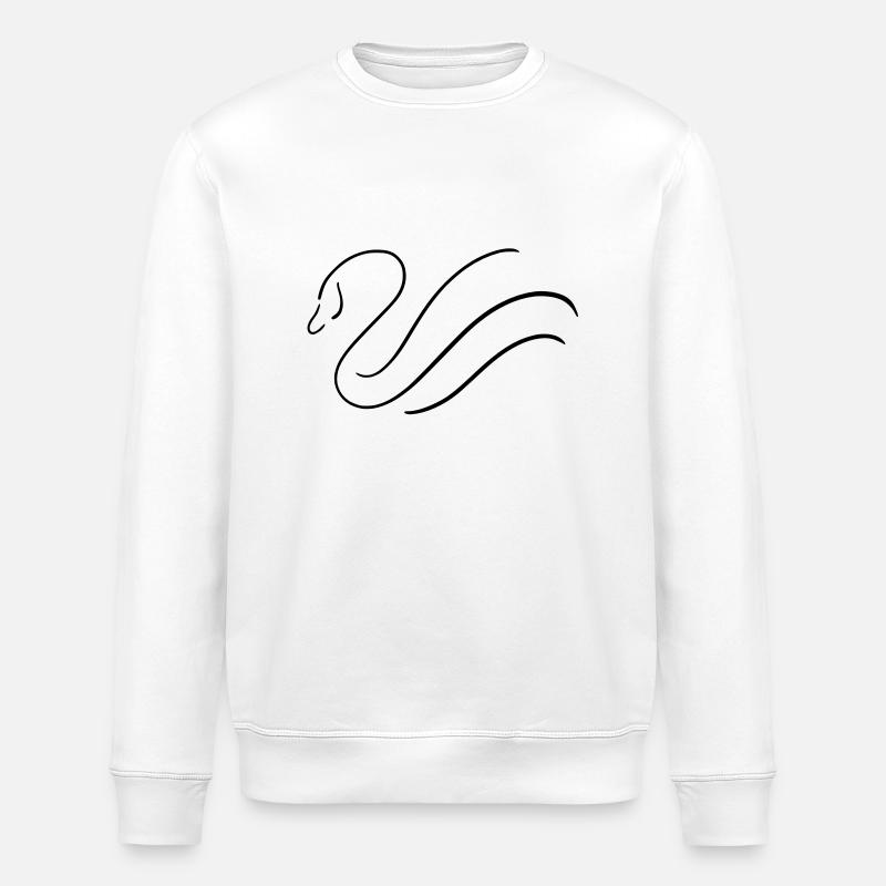 Schwan Design - Stanley/Stella Unisex Bio-Sweatshirt ROLLER - Weiß