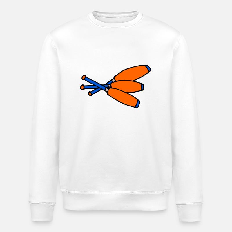 3 Keulen blau orange - Stanley/Stella Unisex Bio-Sweatshirt ROLLER - Weiß