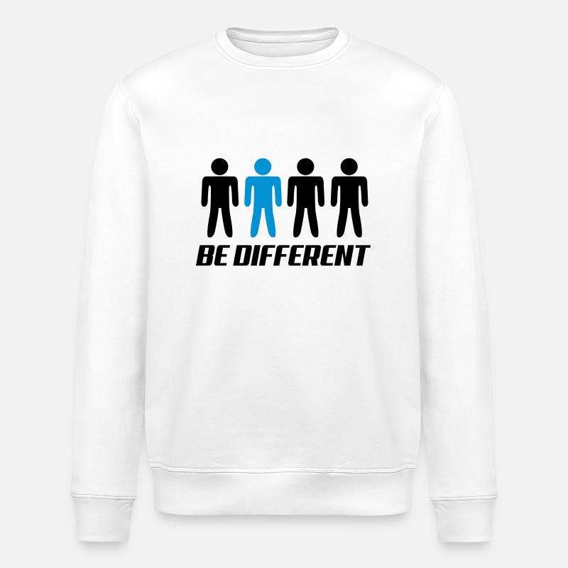 be_different - Sweat bio ROLLER Stanley/Stella Unisexe - blanc