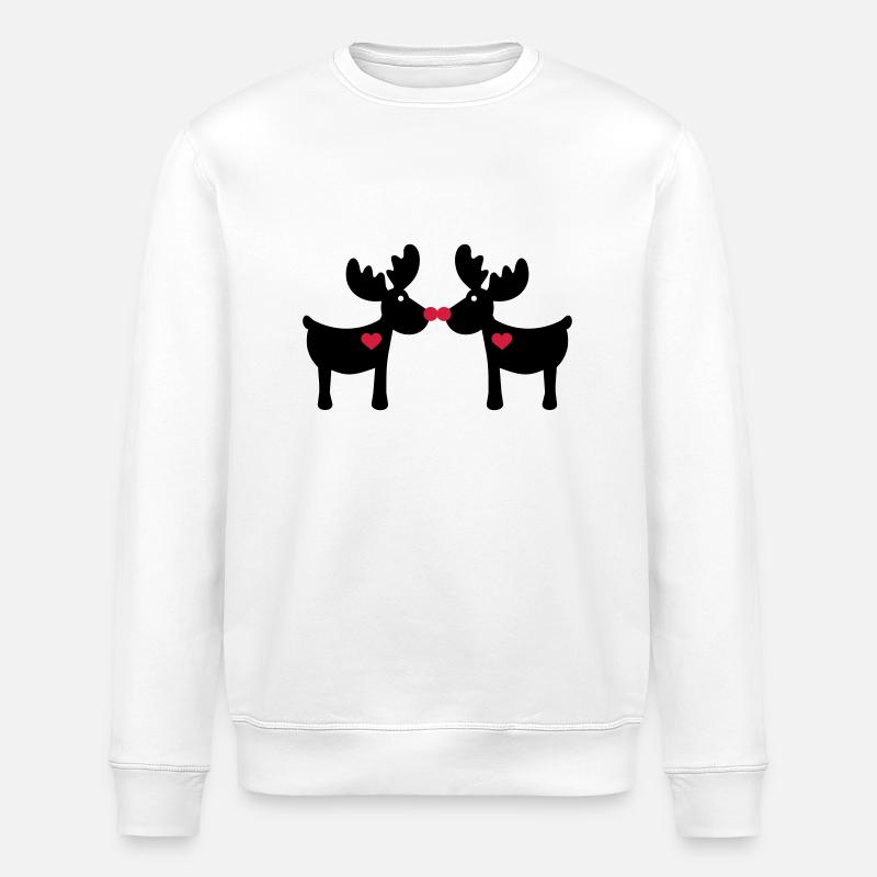 Renne Élan - Sweat bio ROLLER Stanley/Stella Unisexe - blanc