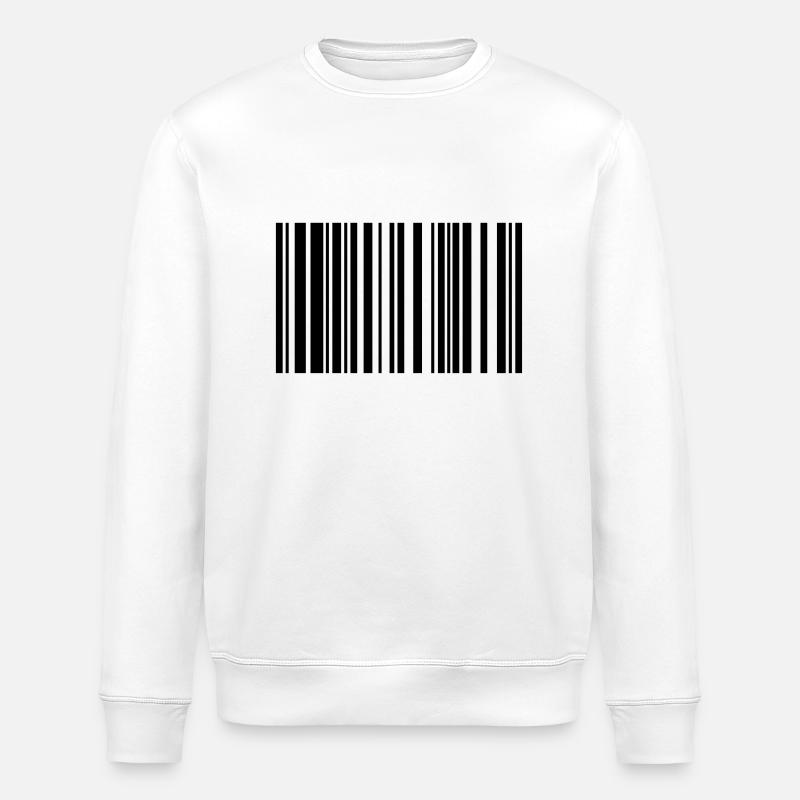 Barcode - Stanley/Stella Unisex Bio-Sweatshirt ROLLER - Weiß