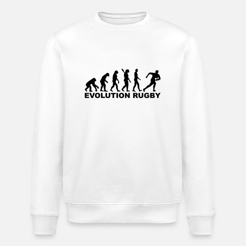 Evolution Rugby - Sweat bio ROLLER Stanley/Stella Unisexe - blanc