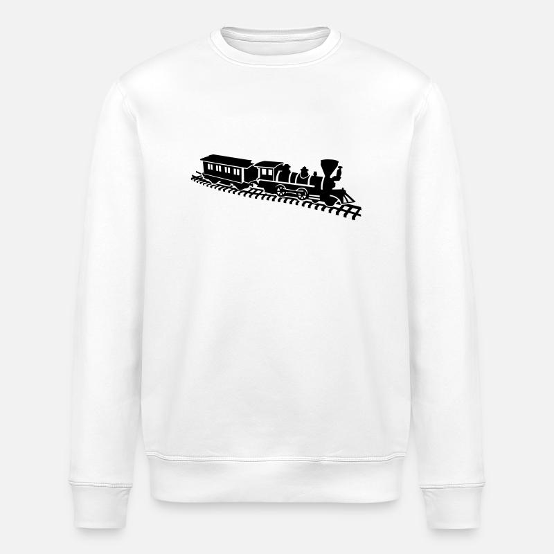 Model railway - Stanley/Stella ROLLER Unisex Organic Sweatshirt - white