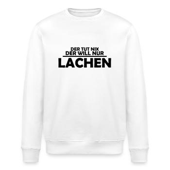 lachen - Stanley/Stella Unisex Bio-Sweatshirt ROLLER - Weiß - Vorne - Nik (191cm)