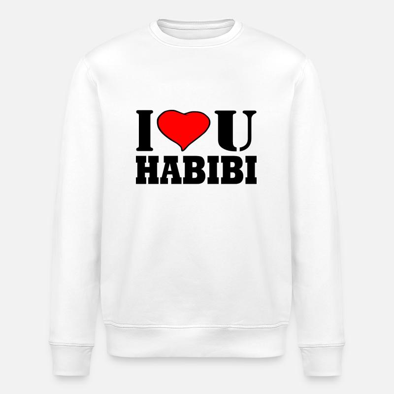 HABIBI - Stanley/Stella ROLLER Unisex Organic Sweatshirt - white