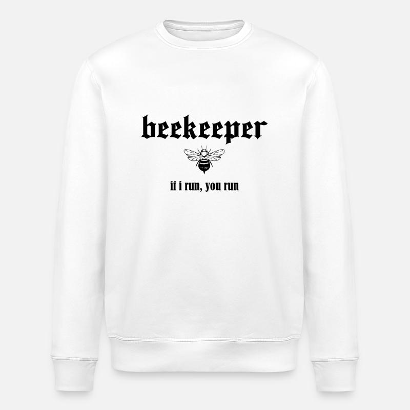 Imker Honig Bienenzüchter - Stanley/Stella Unisex Bio-Sweatshirt ROLLER - Weiß