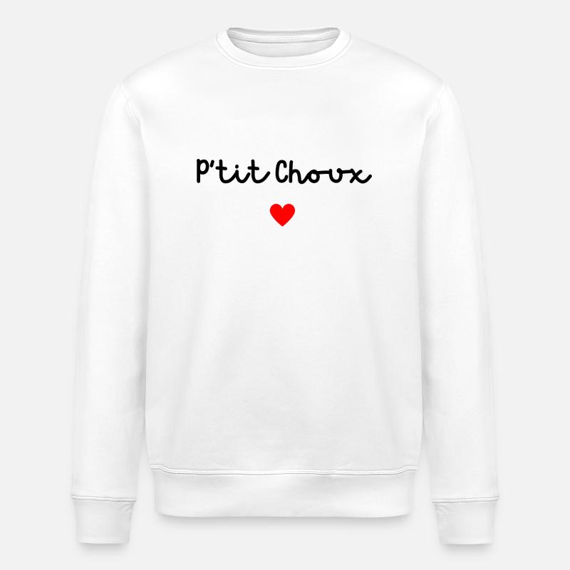 P’tit choux - Sweat bio ROLLER Stanley/Stella Unisexe - blanc