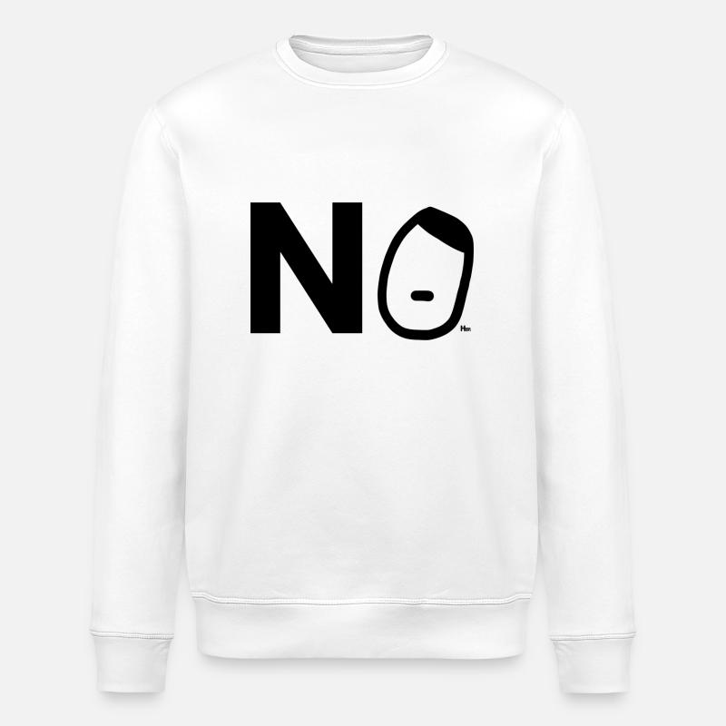 NO Facebook Post - Stanley/Stella Unisex Bio-Sweatshirt ROLLER - Weiß