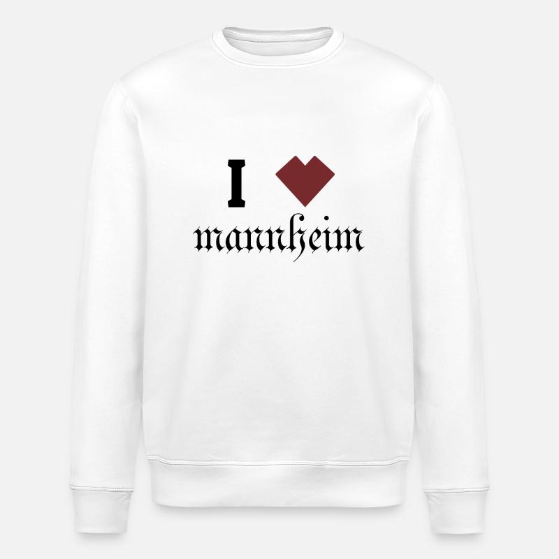 Mannheim Monnem Mannheimat - Stanley/Stella Unisex Bio-Sweatshirt ROLLER - Weiß