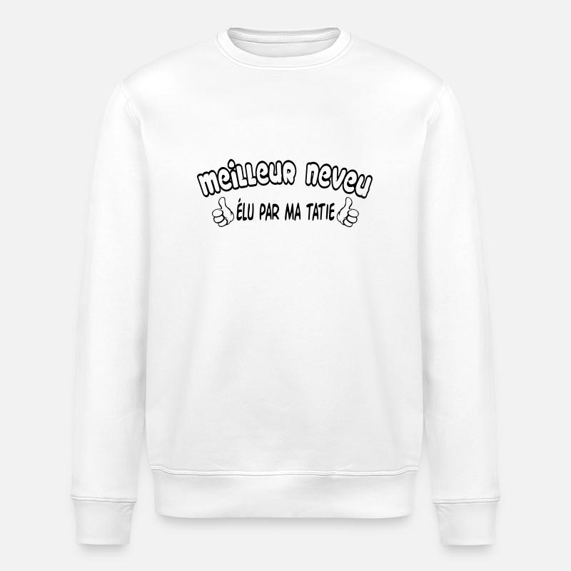 Meilleure nièce - Sweat bio ROLLER Stanley/Stella Unisexe - blanc