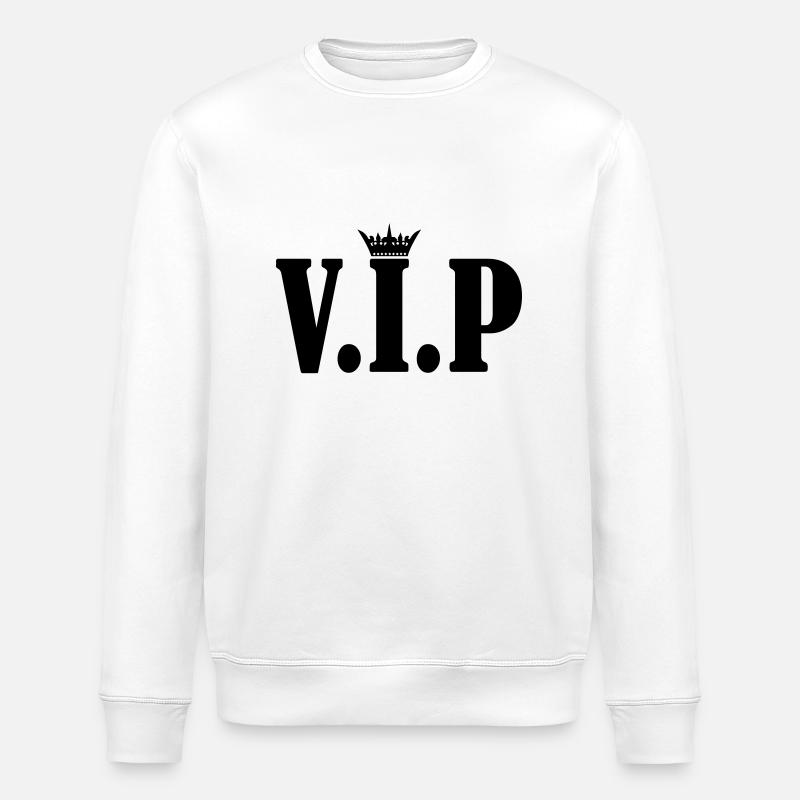 VIP Crown - Stanley/Stella ROLLER Unisex Organic Sweatshirt - white