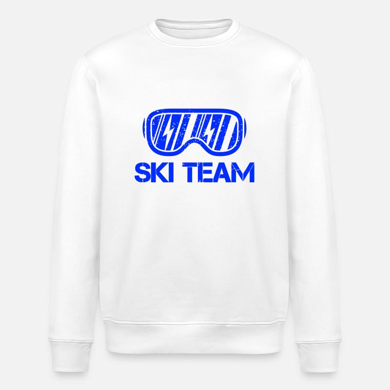 ski team 01 - Stanley/Stella Unisex Bio-Sweatshirt ROLLER - Weiß