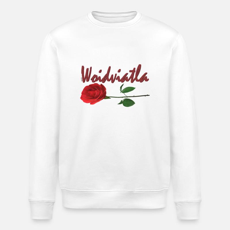 Waldviertel Rose - Sweat bio ROLLER Stanley/Stella Unisexe - blanc