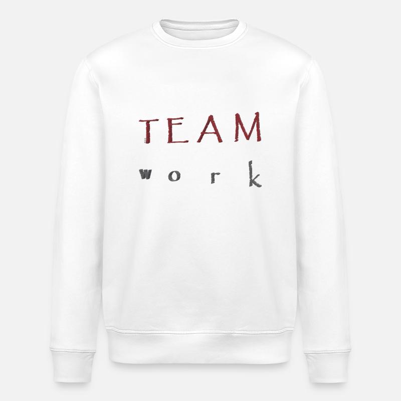 TEAM work - Stanley/Stella ROLLER Unisex Organic Sweatshirt - white