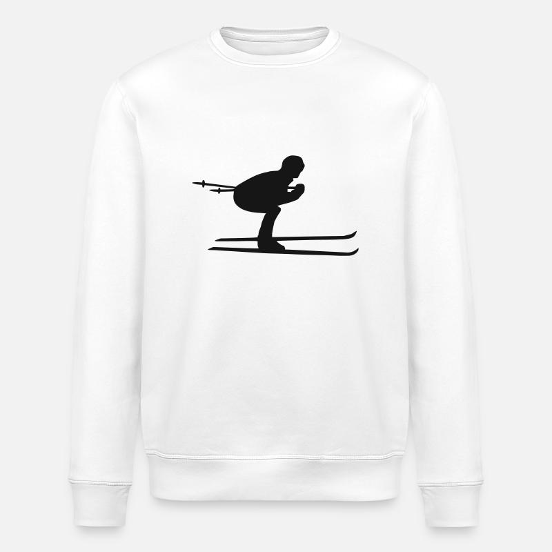 Ski - Stanley/Stella Unisex Bio-Sweatshirt ROLLER - Weiß