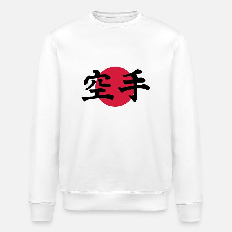 karaté - Sweat bio ROLLER Stanley/Stella Unisexe - blanc