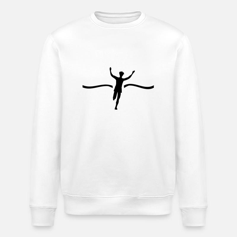 coureur - champion - finish - Sweat bio ROLLER Stanley/Stella Unisexe - blanc