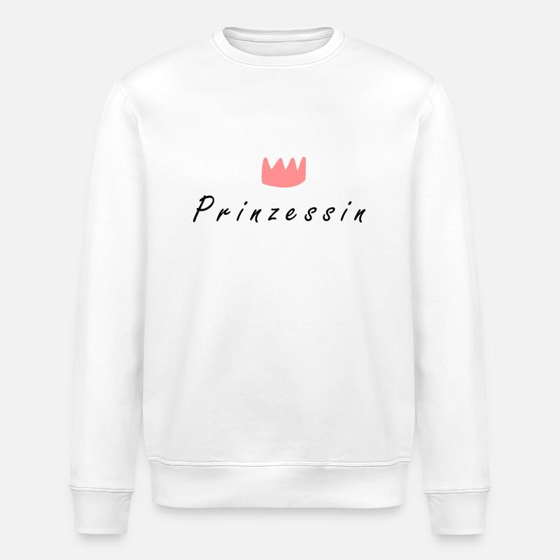 Prinzessin - Stanley/Stella Unisex Bio-Sweatshirt ROLLER - Weiß