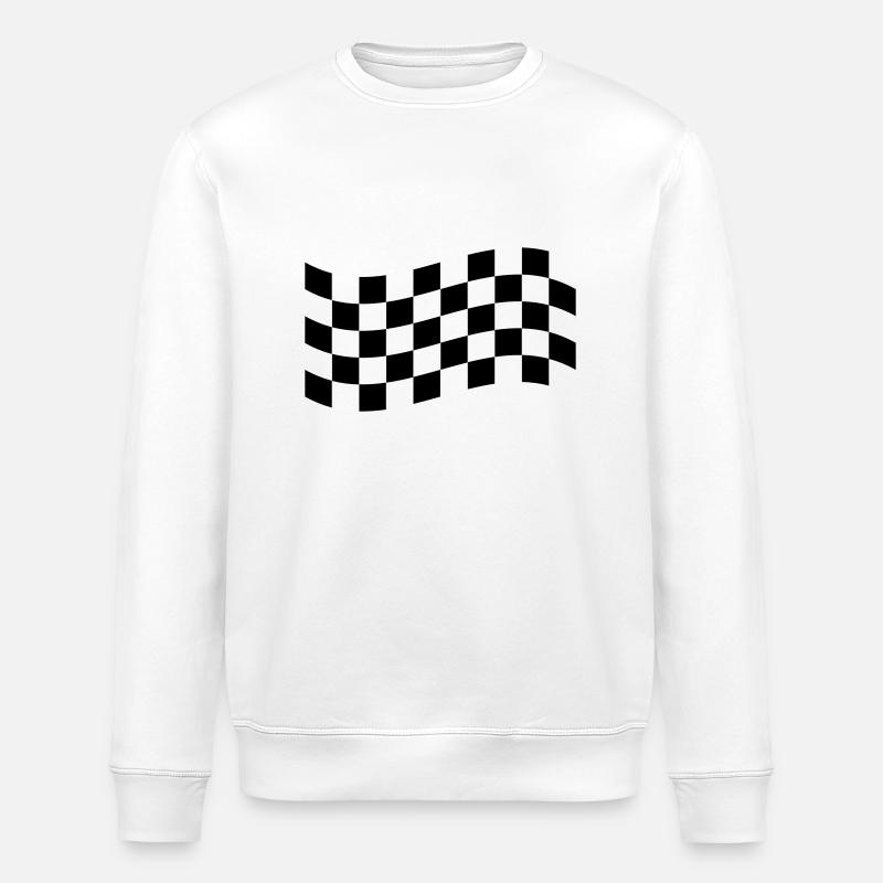 Karoflagge - Stanley/Stella ROLLER Unisex Organic Sweatshirt - white