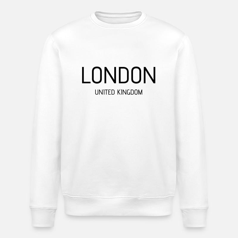 london uk - Stanley/Stella Unisex Bio-Sweatshirt ROLLER - Weiß