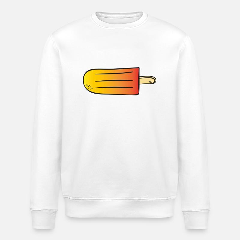 popsicle - Stanley/Stella ROLLER Unisex Organic Sweatshirt - white