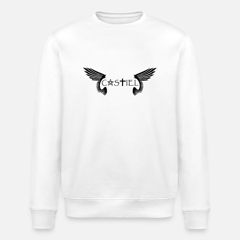 Castiel - Stanley/Stella Unisex Bio-Sweatshirt ROLLER - Weiß