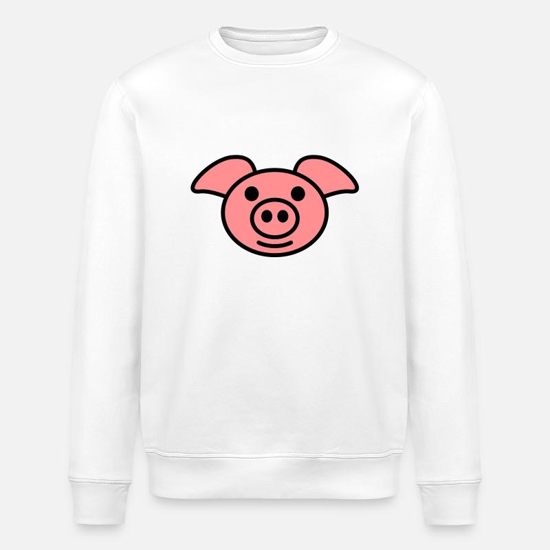 pig - Sweat bio ROLLER Stanley/Stella Unisexe - blanc