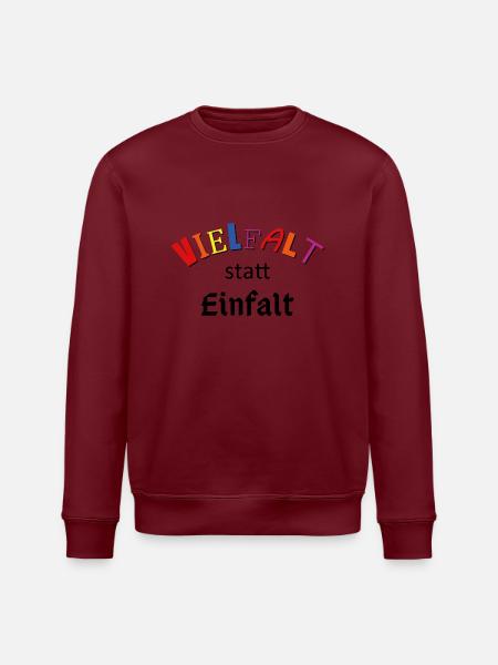 Vielfalt statt Einfalt - Stanley/Stella Unisex Bio-Sweatshirt ROLLER - Weiß