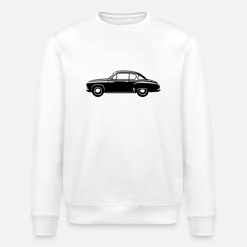 Coupe classique de voiture - Sweat bio ROLLER Stanley/Stella Unisexe - blanc
