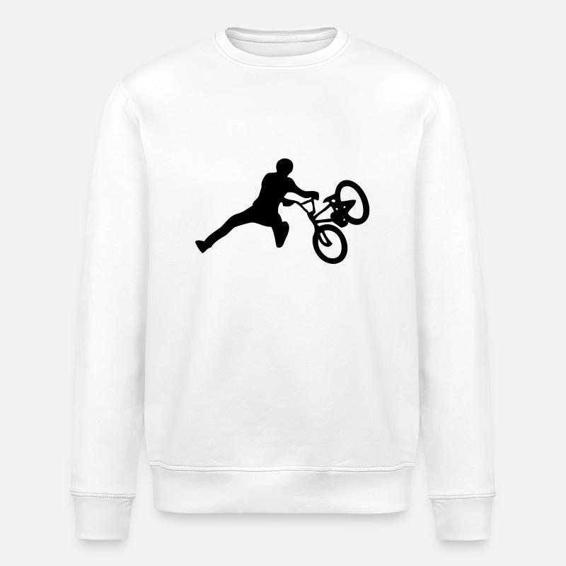 bmx - Sweat bio ROLLER Stanley/Stella Unisexe - blanc
