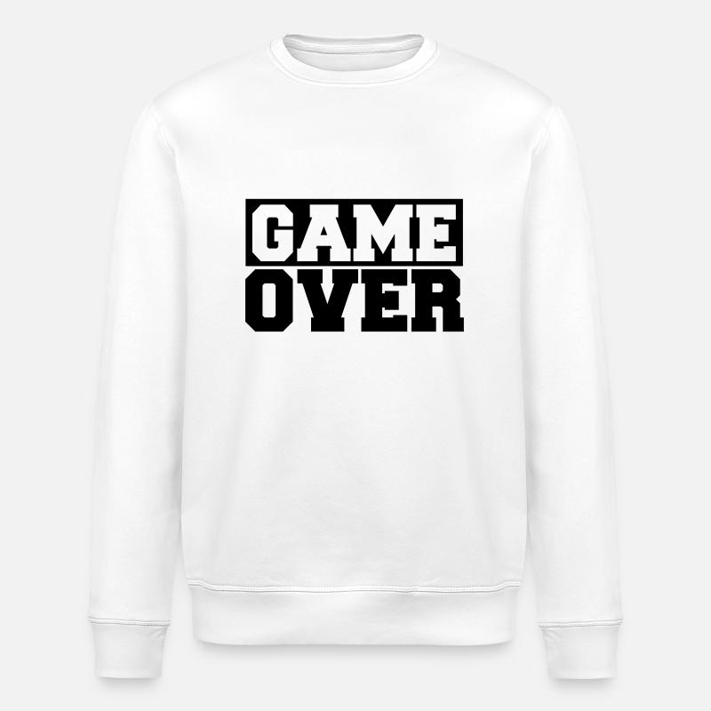 game_over - Sweat bio ROLLER Stanley/Stella Unisexe - blanc