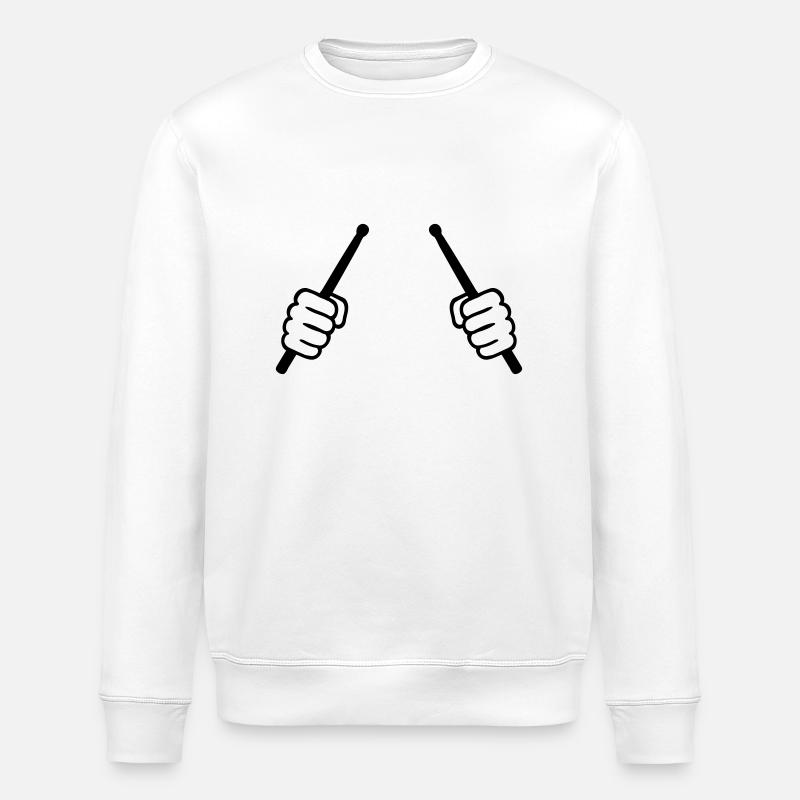 Batterie - Sweat bio ROLLER Stanley/Stella Unisexe - blanc