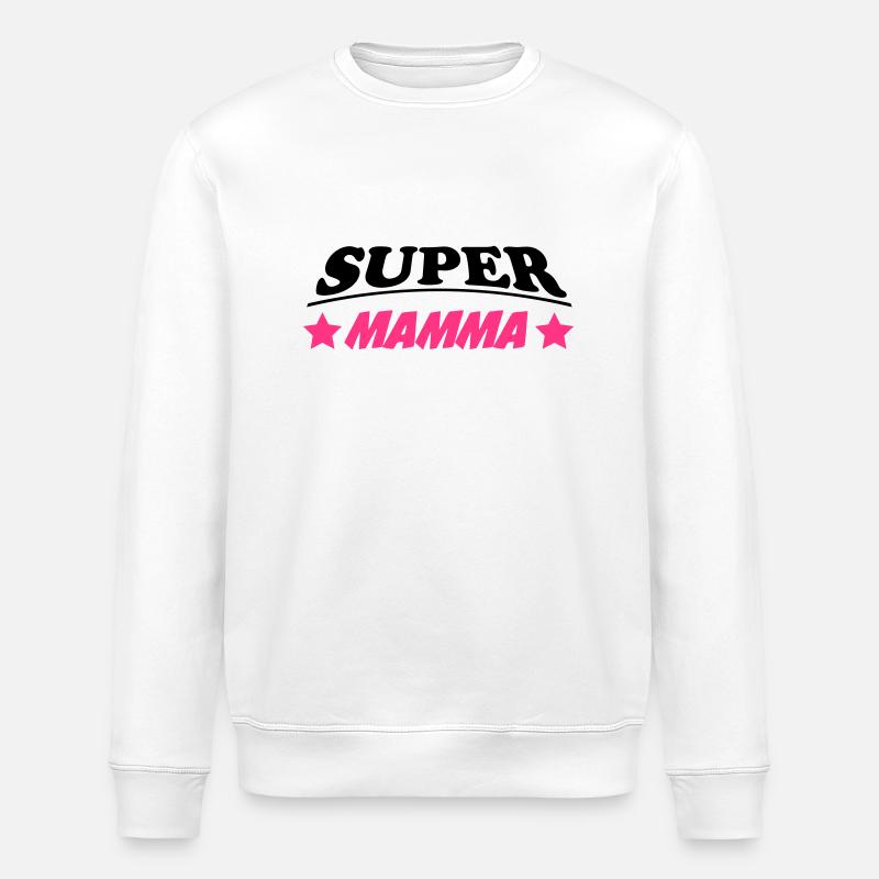 Super mamma 111 - Sweat bio ROLLER Stanley/Stella Unisexe - blanc